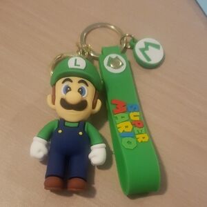 Nintendo Green and Blue Luigi Keychain